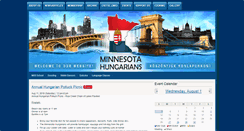 Desktop Screenshot of minnesotahungarians.com