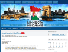 Tablet Screenshot of minnesotahungarians.com